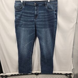 The Perfect Jean NYC Jeans Men's Size 46x30 Blue Athletic Fit 5 Pocket Stretch.‎